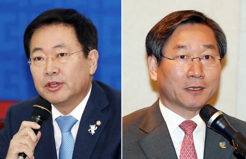 ▲ 민주당 박남춘 후보(왼쪽)와 한국당 유정복 후보.