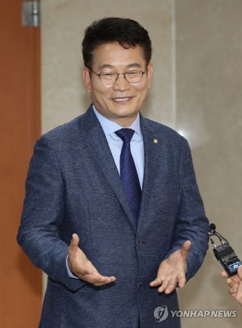 ▲ 민주당권 도전을 선언한 송영길 의원.