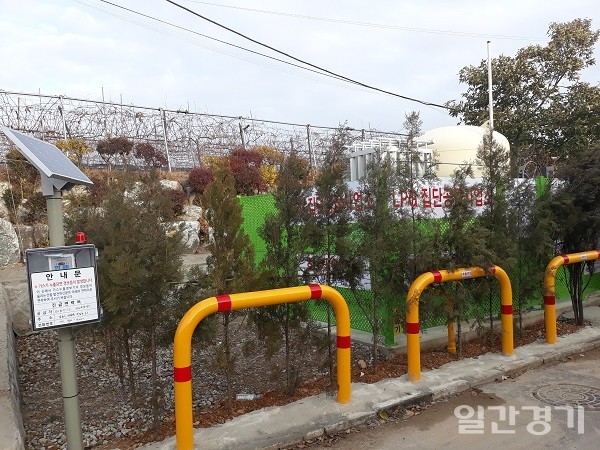김포시는 최근 대곶면 대벽2리 마을 34세대에 LPG를 공급할 소형 저장탱크와 배관설치공사를 완료했다. (사진=김포시)