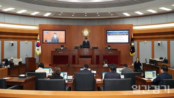 오산시의회는 18일 제248회 임시회 제2차 본회의를 마무리했다. (사진=오산시의회)