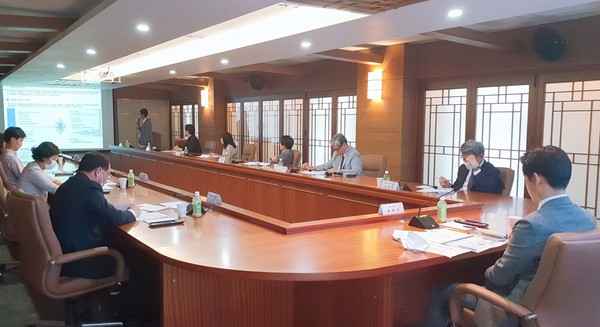 의정부시는 9일 의정부시립예술단 조직진단 및 활성화 방안에 대한 연구용역 중간보고회를 개최했다. (사진=의정부시)