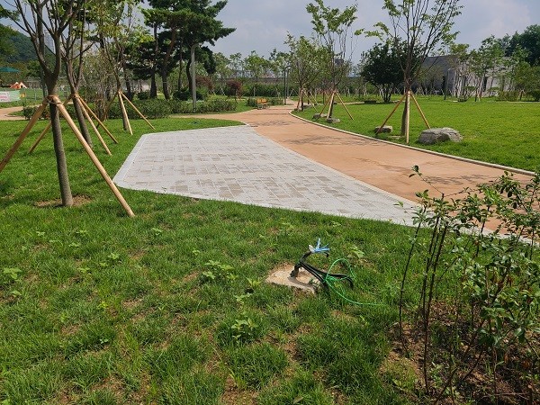 30일 용인시는 기흥구 하갈동 127일대 기흥호수공원 내 생태학습장을 도시숲으로 리모델링했다. (사진=용인시)