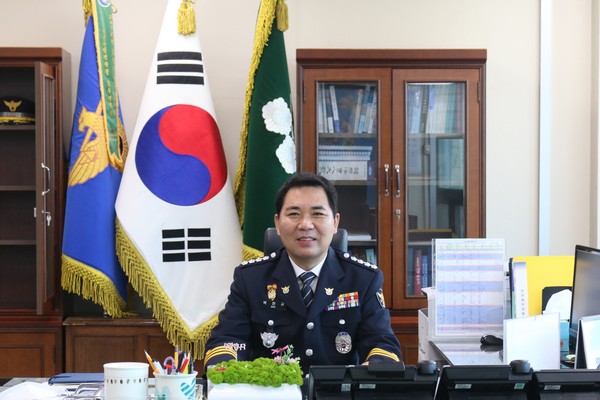 박찬규(58) 총경이 제68대 인천 중부경찰서장으로 19일 취임했다. (사진=인천중부경찰서)