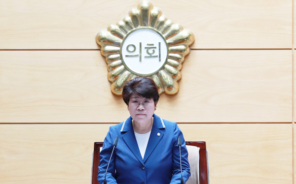 더불어민주당으로부터 제명 처분을 받은 김성해 인천 연수구의회 의장이 국민의힘에 입당하겠다는 입장을 공식 표명했다. (사진=인천 연수구의회)