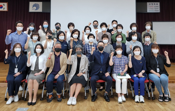 6월3일 인천 남동구는 구 보건소와 가천대학교, LG유플러스는 최근 정보통신기술(ICT) 활용 ‘비대면 건강관리 서비스 사업’ 운영을 위한 사전 교육을 진행했다. (사진=인천 남동구)