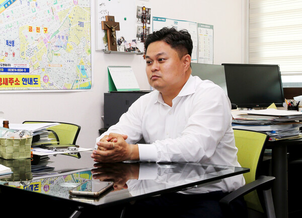 현충열(라선거구) 광명시의원은 6.1지방선거에서 나 번을 받고 출마해 당선됐다. 광명시의원 당선자 중 기호 나 번을 받고 의회에 입성한 후보는 현충열 시의원이 유일하다. (사진=박웅석 기자)