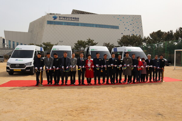 17일 안산 대부도에서 진행된 똑버스 개통식. (사진=경기교통공사)