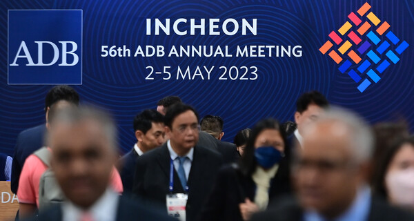 제56차 아시아개발은행(ADB, Asian Development Bank) 연차총회 개막식이 5월3일 송도컨벤시아에서 열렸다. (사진=인천시)