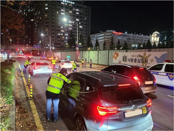 연말연시를 앞두고 경기북부경찰청이 11월20일부터 내년 1월까지 73일간 음주운전 단속을 강화한다. (사진=경기북부경찰청)
