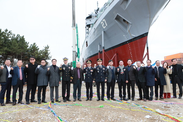 평택시는 12월12일&nbsp; &lsquo;평택함 해양안전체험관&rsquo; 명명식을 열고 평택함이 제2의 임무를 시작했다고 밝혔다. (사진=평택시)