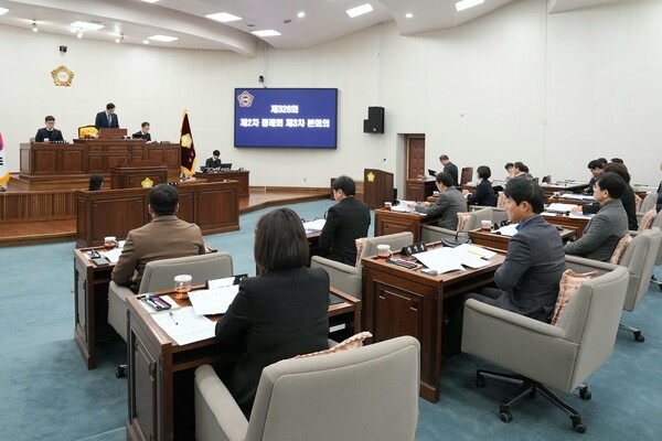 하남시의회는 12월21일 제326회 제2차 정례회 제3차 본회의를 끝으로 2023년도 공식 의정활동을 모두 마무리했다.&nbsp; (사진=하남시의회)