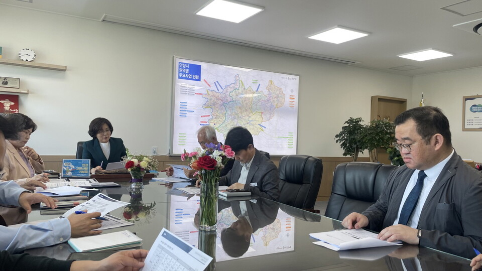 안성시가 지난 5월3일 안성문화관광재단 설립을 위한 기초 타당성 조사 및 운영방안 연구용역 중간보고회를 개최했다. (사진=안성시)
