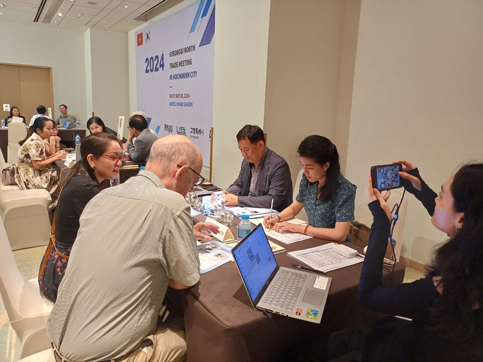 경기도경제과학진흥원(경과원)이 고양시, 남양주시, 파주시와 함께 지난 5월27일부터 6월1일까지 도내 수출유망 중소기업들의 베트남 시장 진출을 지원하기 위해 ‘2024년 경기북부 베트남 시장개척단’을 운영했다. (사진=경과원)