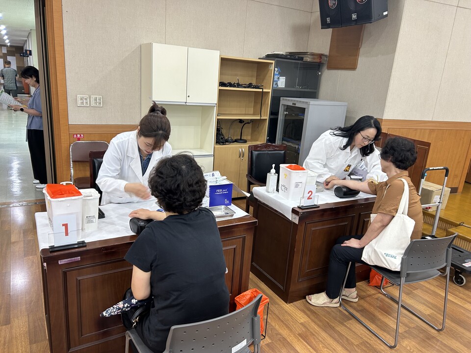 연수구가 인천서 첫 ‘치매 위험도 예측검사’ 시범 실시(사진=인천 연수구)