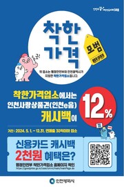 착한가격업소 포스터(사진=인천시)