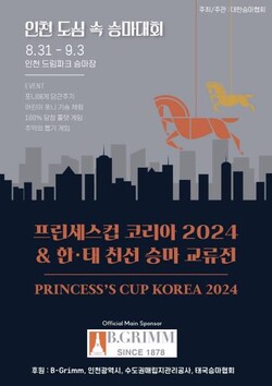 &#39;한․태 친선 승마교류전&rsquo; 홍보 포스터(사진=인천시)