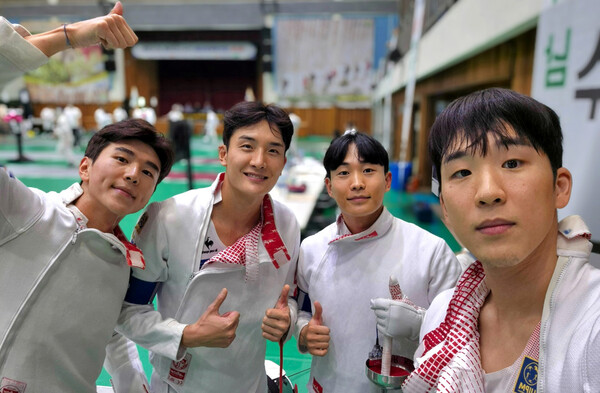 인천시체육회 근대5종팀이 제2회 대한체육회장배대회 남자일반부 릴레이경기에서도 금메달을 따내 인천 최초로 남자 4종 전관왕에 등극했다. (사진=인천시체육회)