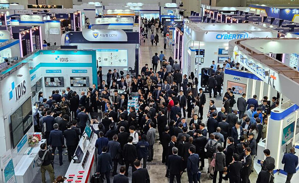 &#39;2024 국제치안산업대전(Korea Police World Expo 2024)&#39;이 10월 23~26일 나흘간 인천 송도컨벤시아에서 개최된다.사진은 지난해 개최된 전시회 전경.(사진=인천시)