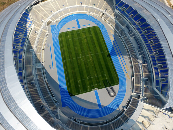 용인시는 10월15일 오후 8시 용인미르스타디움에서 열리는 '2026 국제축구연맹(FIFA) 북중미 월드컵 아시아지역 3차 예선' 네 번째 경기인 대한한국-이라크전과 관련해 관람객 등의 안전과 교통 불편 해소를 위한 방안을 수립하고 차질없이 시행하도록 할 방침이다. (사진=용인시)