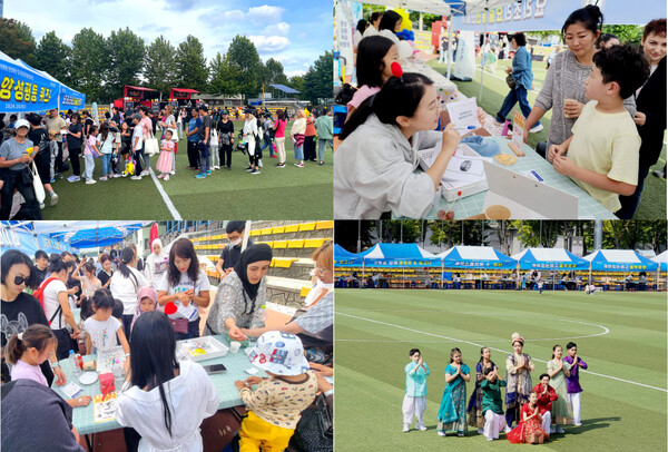 비영리 민간단체인 행복나눔센터가 9일 남동근린공원에서 양성평등 문화 확산과 여성단체 활성화를 위한 ‘함성공동육아박람회’를 개최했다.(사진=행복나눔센터)