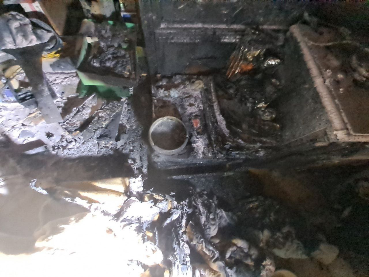 2월9일 오전 6시30분께 용인시 기흥구 상하동의 20층짜리 아파트 12층에서 불이 났다.(사진=경기도소방재난본부)