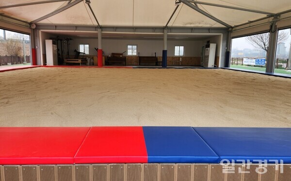 광주시는 '2026~2027 경기도 종합체육대회'에서 씨름대회장으로 활용할 초월생활체육공원 씨름장 정비 사업을 완료했다. (사진=광주시)
