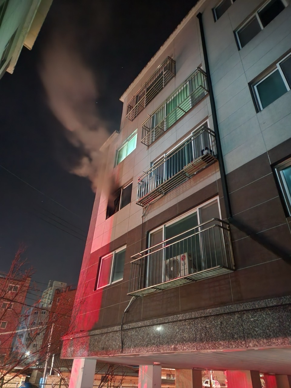  2월18일 오전 2시40분께 포천시 신북면의 한 빌라에서 불이 났다.(사진=경기도소방재난본부)