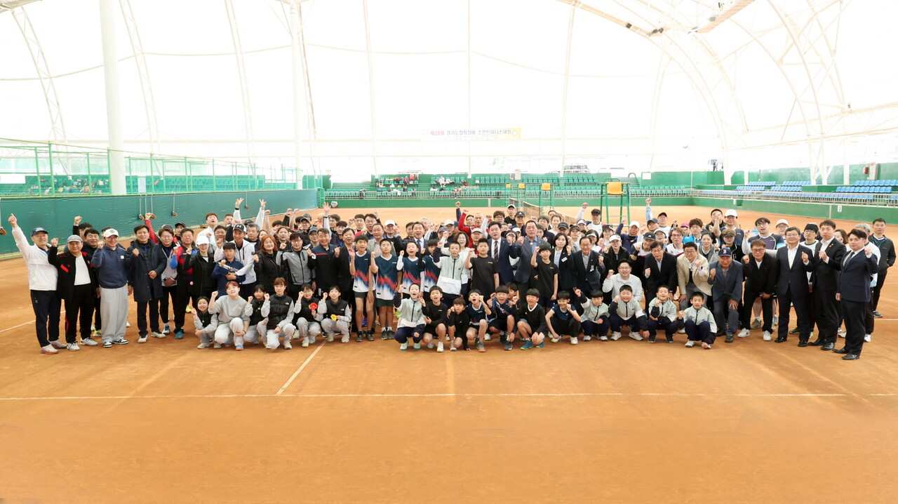  지난 4월11일부터 이틀간 안성맞춤소프트테니스구장에서 열린 제28회 경기도협회장배 소프트테니스대회는 전국 최고 수준의 경기장 시설과 대회 운영 역량을 보여줬다. (사진=안성시)