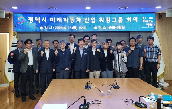 평택시와 평택산업진흥원은 6월 13일 평택시청에서 '평택시 미래모빌리티 워킹그룹' 회의를 개최했다. (사진=평택시)