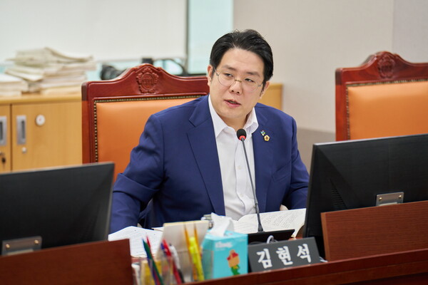 김현석 경기도의회 의원이 6월13일 열린 '2024회계연도 경기도교육청 결산심의'에서 발언하고 있다. (사진=경기도의회)