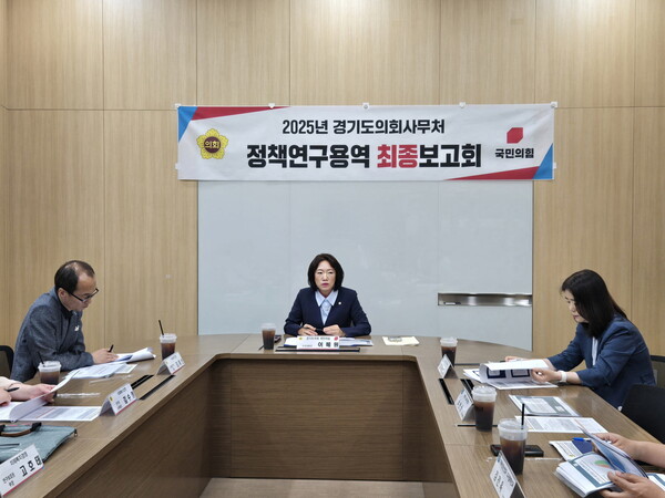 이혜원 도의원은 6월26일 "경기도 사회적 포용성 향상을 위한 디지털 기술과 사회서비스의 연계 방안 연구" 최종보고회를 개최했다. (사진=경기도의회)