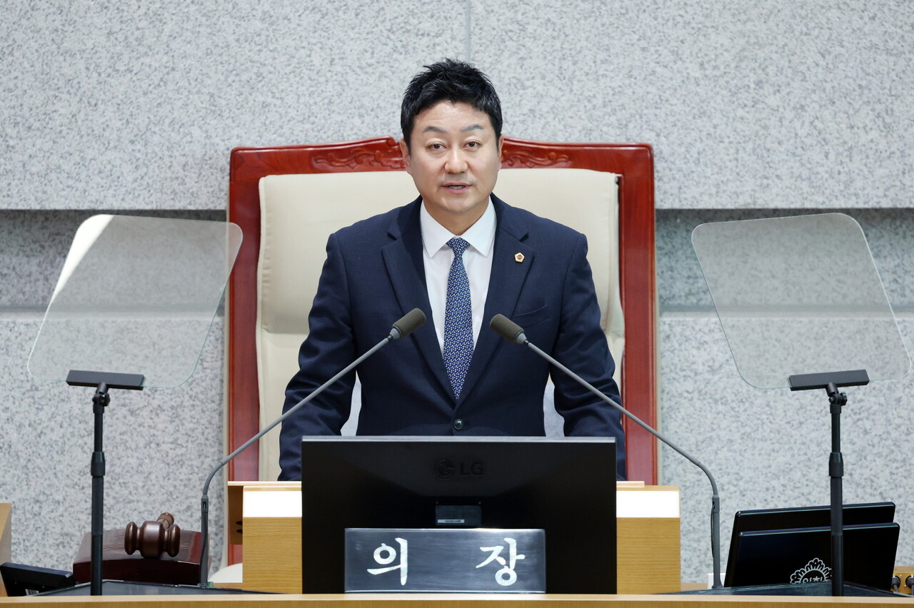 경기도의회 김진경(민주당·시흥3) 의장은 23일 열린 제385회 임시회 본회의에서 폐회사를 통해 재해에 대한 피해 복구와 지원, 그리고 새로운 대응체계 마련을 강조했다.