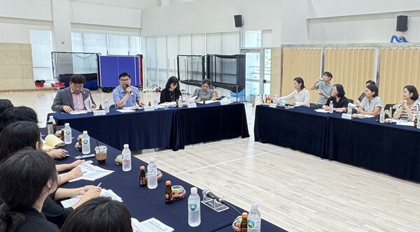 윤태길 도의원은 7월25일 하남시장애인복지관에서 복합특수학급 설치를 위한 정담회를 가졌다. (사진=경기도의회)