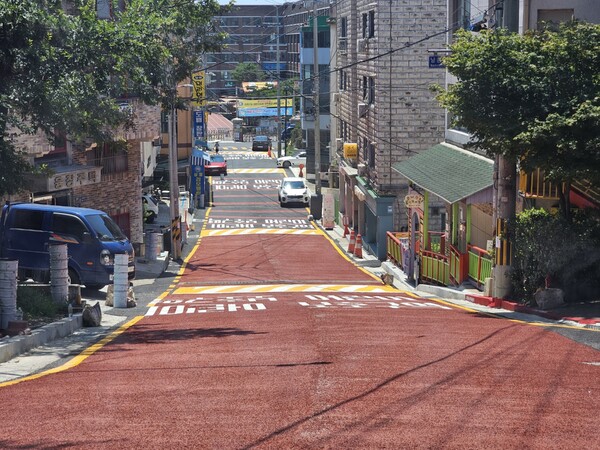 인천시 남동구가 남촌동 304-1번지 일원에서 남촌 달맞이길 조성사업 2구간을 완료했다. (사진=남동구)