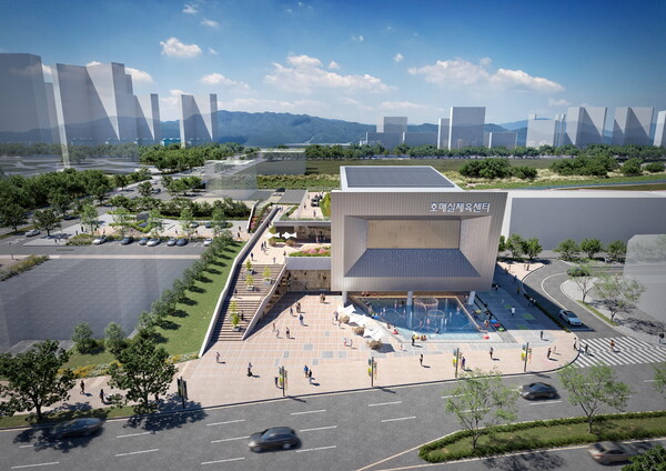 수원특례시가 추진하는 호매실 체육센터 건립 사업이 행정안전부 2025년 제3차 지방재정 중앙투자심사에서 조건부 승인을 받았다. (조감도=수원시)