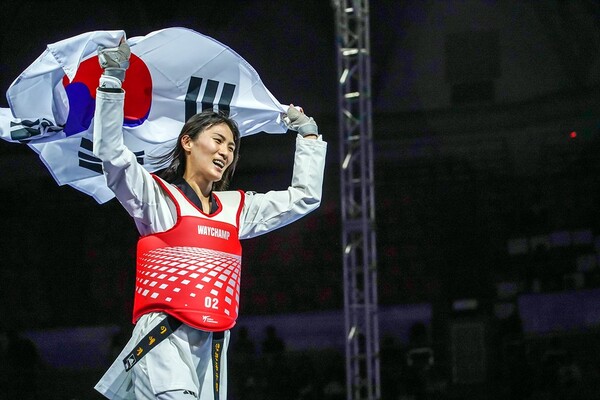 인천 동구 여자태권도팀이 2025 한국실업최강전 전국태권도대회와 2025 방콕 월드태권도 그랑프리 챌린지에서 금메달을 연이어 획득했다. (사진=동구청)